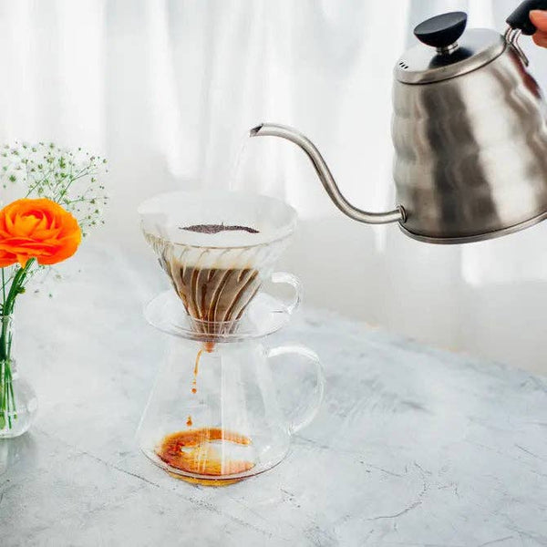 Hario - V60 "Simply" Glass Pour Over Kit - 600mL