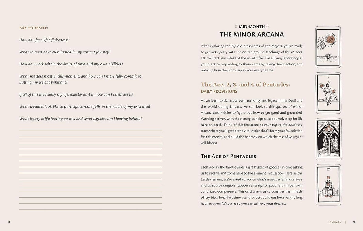 The Tarot Almanac: A Seasonal Guide to Divining by Bess Matassa
