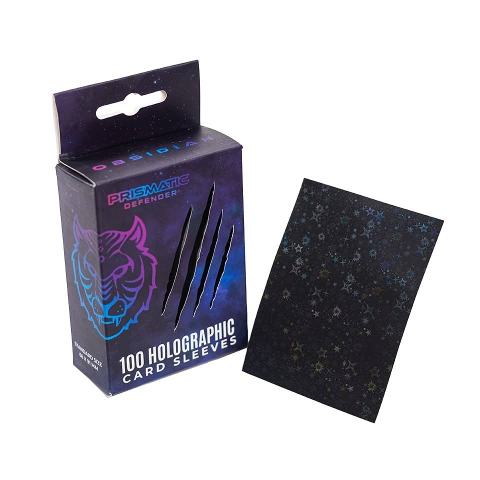 Prismatic Defender® - Holographic Card Sleeves - 3 Foil Designs - Light Pink / Oracle