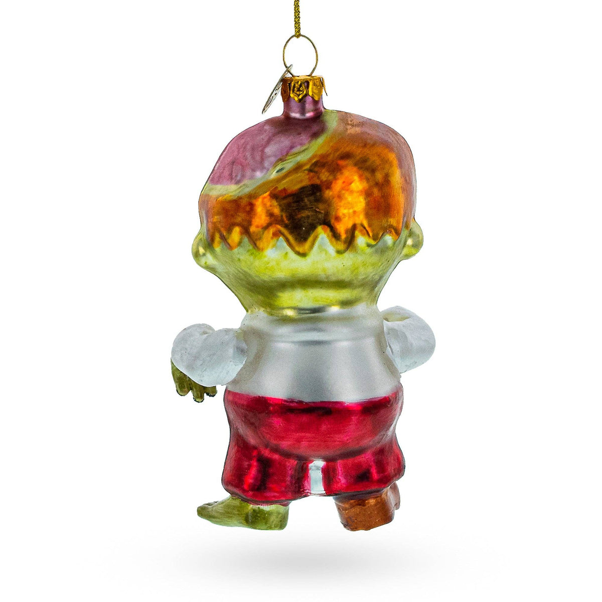 Walking Zombie - Glass Ornament