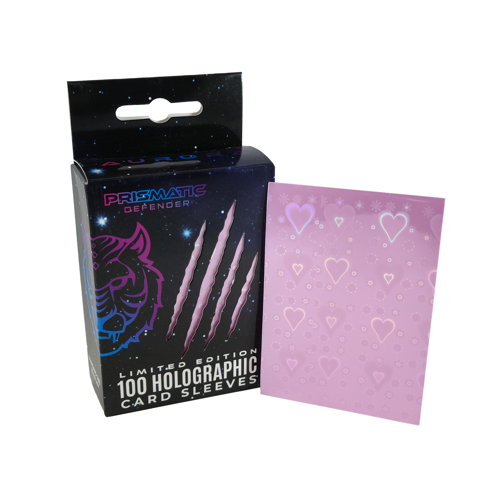 Prismatic Defender® - Holographic Card Sleeves - 3 Foil Designs - Dark Green / Oracle
