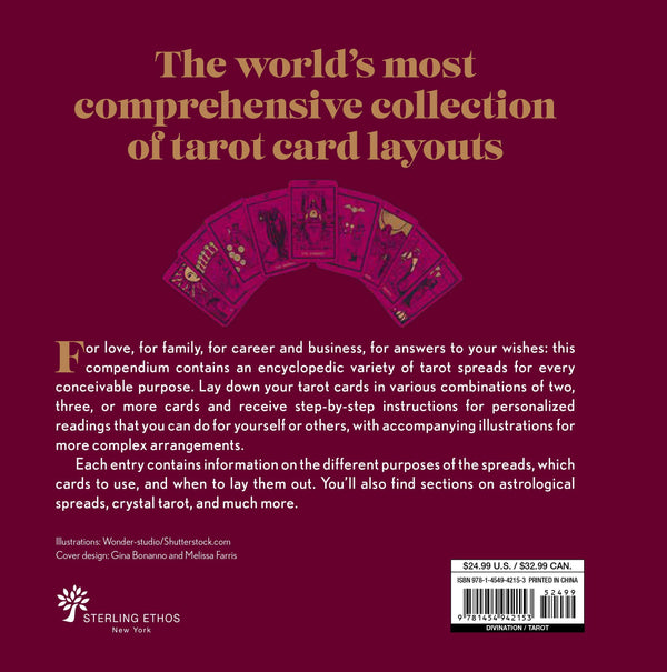 1001 Tarot Spreads: Complete Tarot Spreads for Every Purpose by Cassandra Eason