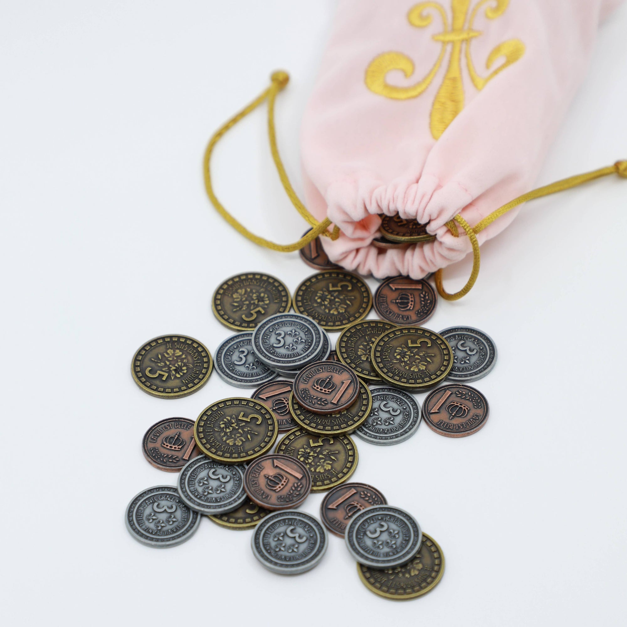 La Fleur - Board Game - Metal Coins