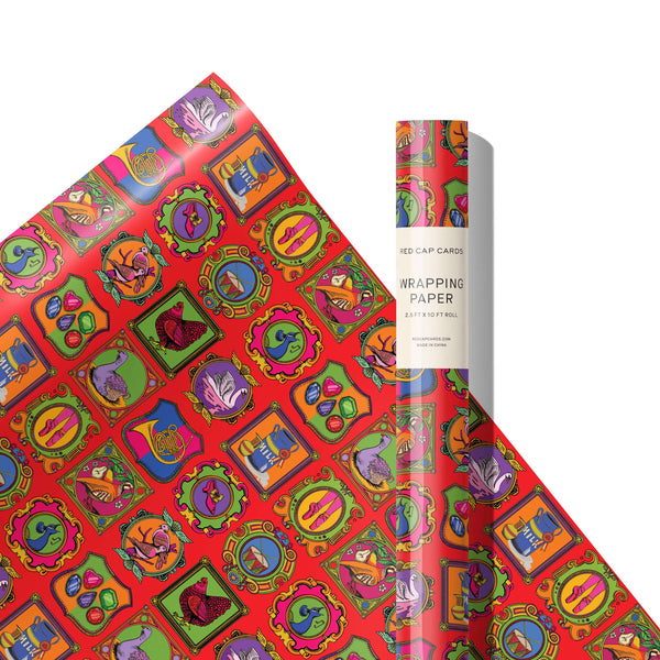 Gift Wrap Roll - 12 Days of Christmas