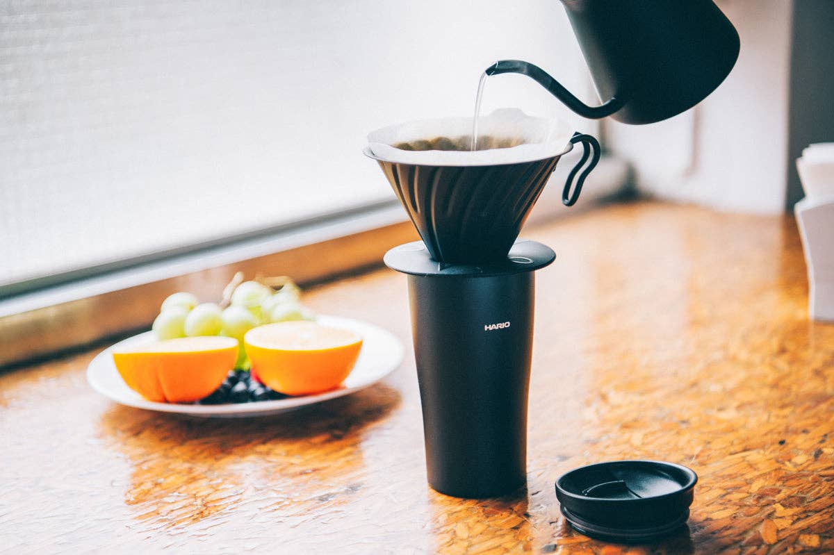 HARIO USA - V60 Metal Coffee Dripper 02: Matte Black