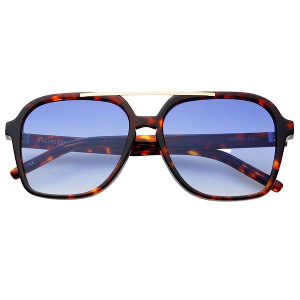 FREYRS - Spencer Sunglasses - Tortoise / Blue