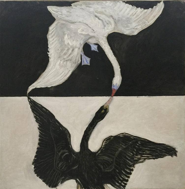 Hilma af Klint - The Swan - Sticker