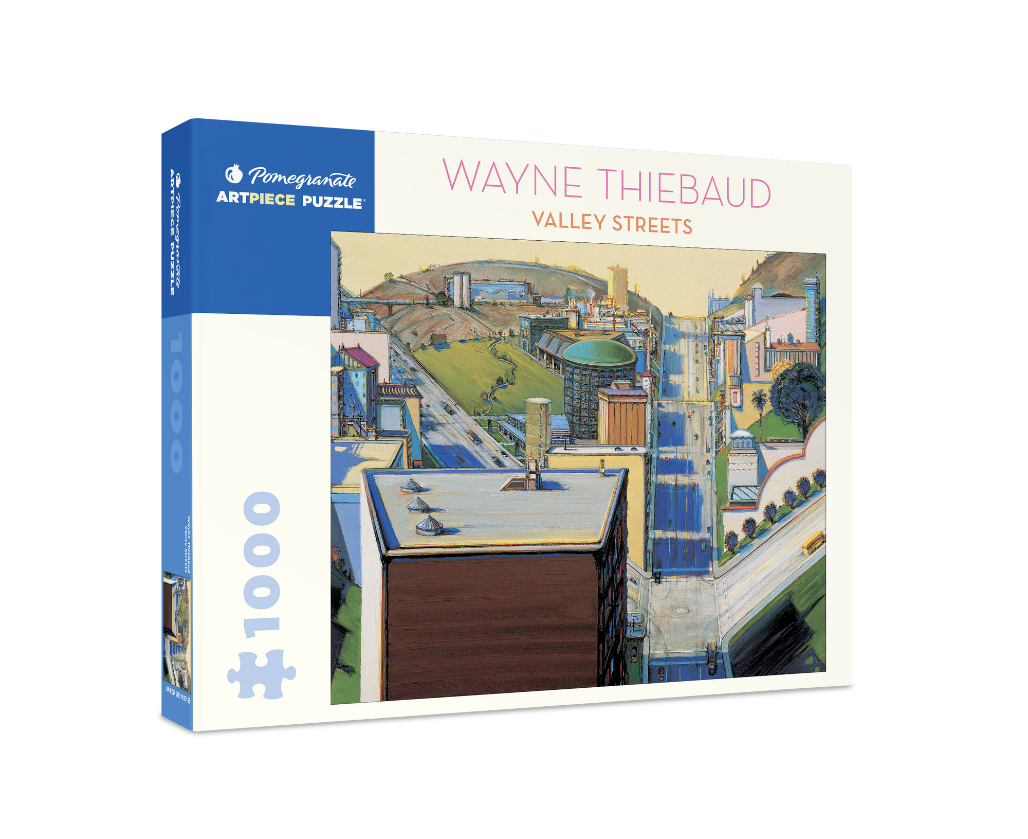 Wayne Thiebaud: Valley Streets 1000-Piece Jigsaw Puzzle