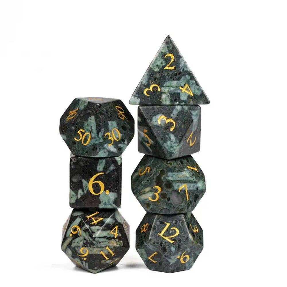 Verdant Core - Stone Dice Set