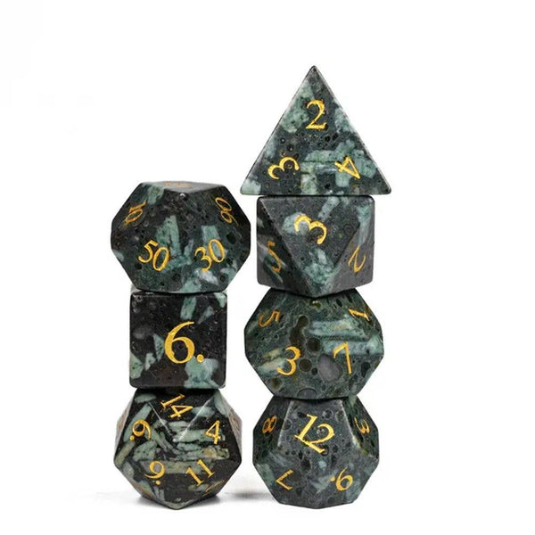 Verdant Core - Stone Dice Set