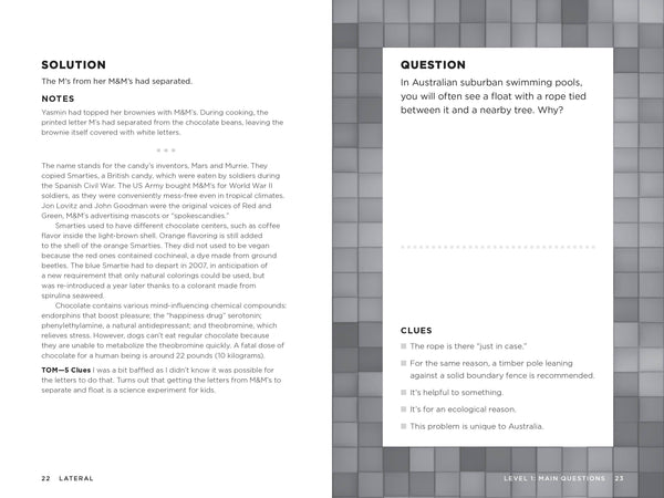 Lateral: Wonderful Answers to Weird Questions by Tom Scott & David Bodycombe