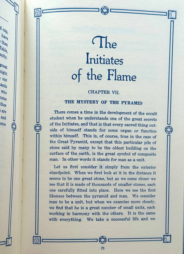The Initiates of the Flame by Manly P. Hall - Centennial Edition