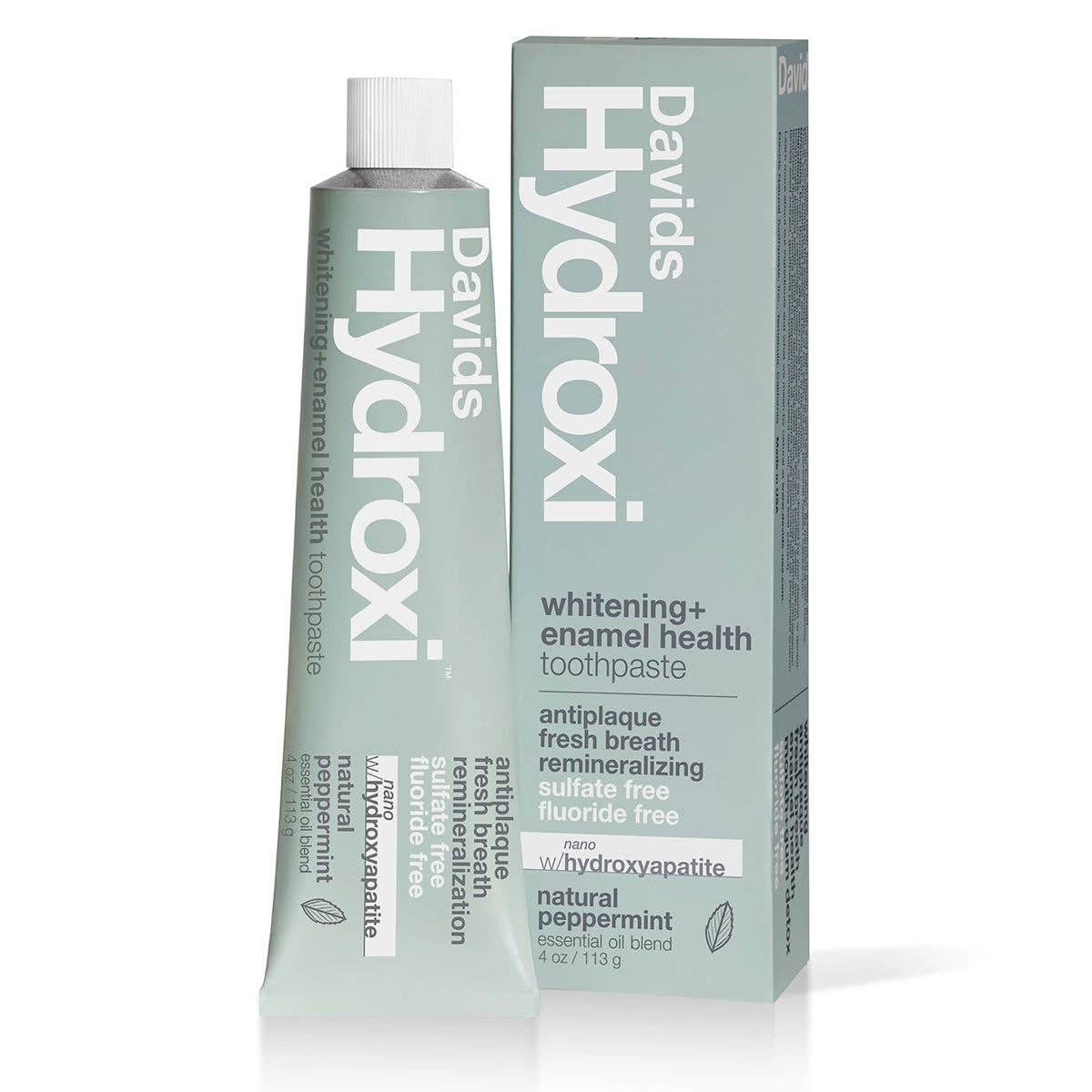 Davids - Hydroxi™ Whitening + Enamel Health Nano Hydroxyapatite Toothpaste - Peppermint