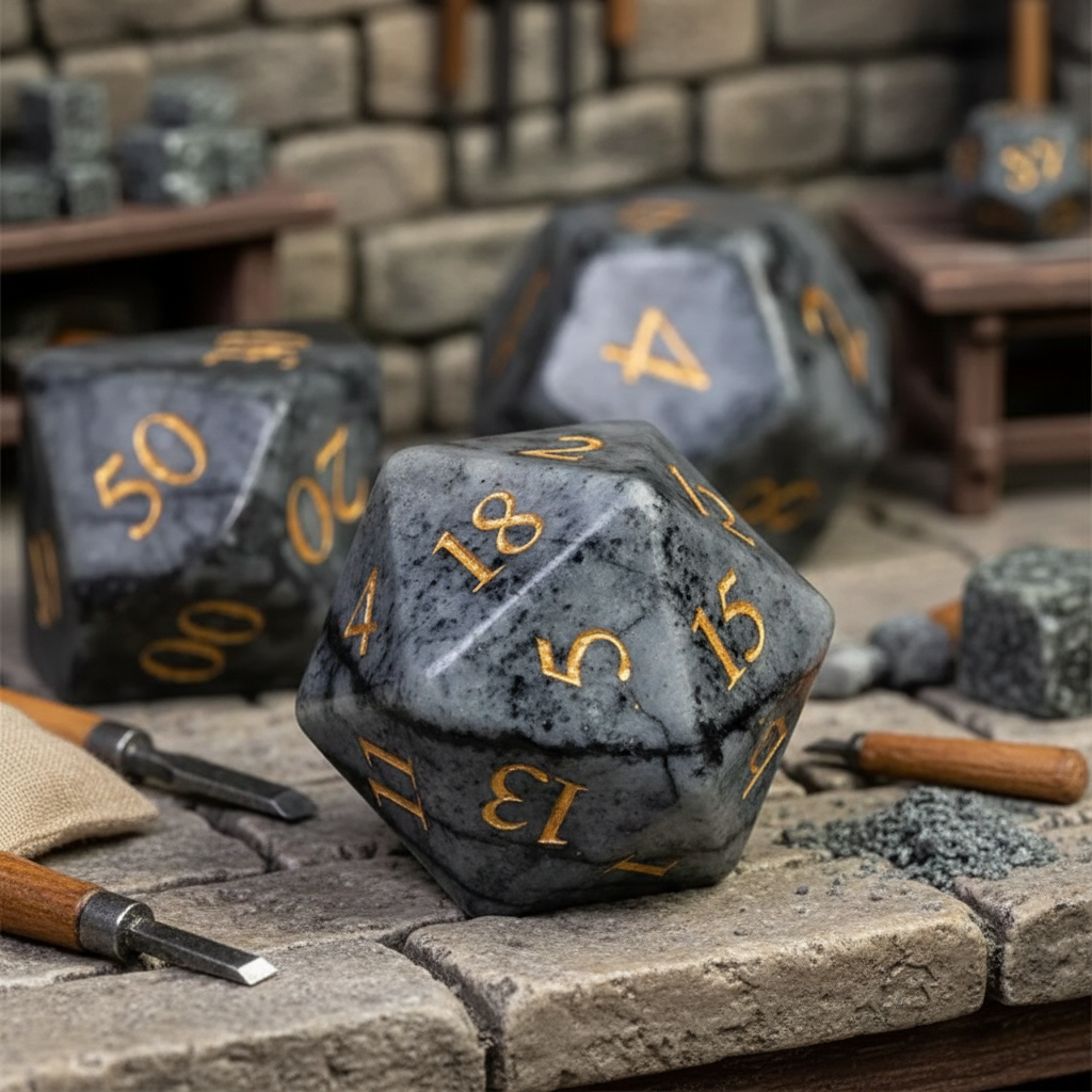 Network Stone Dice Set