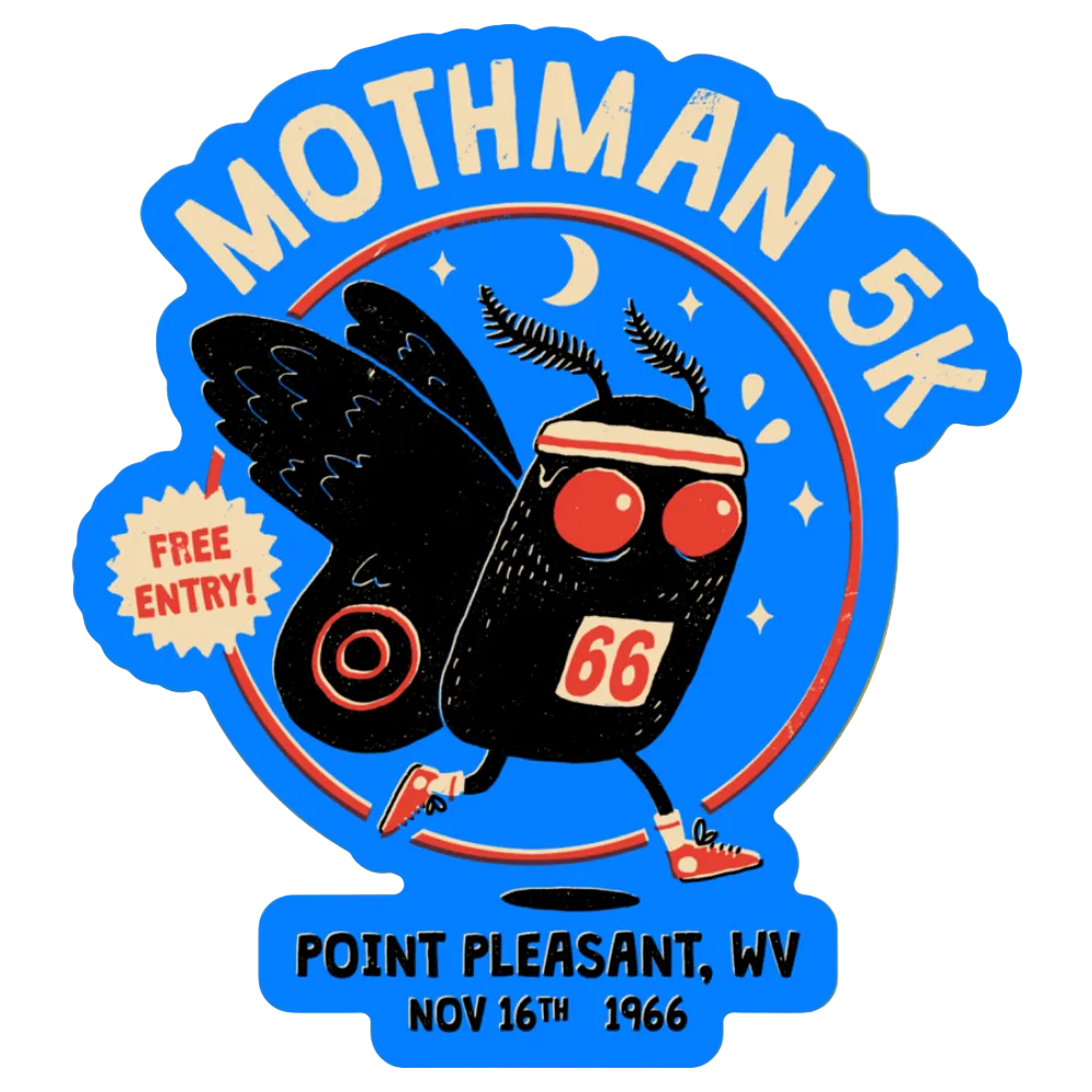 'Mothman 5K' Sticker