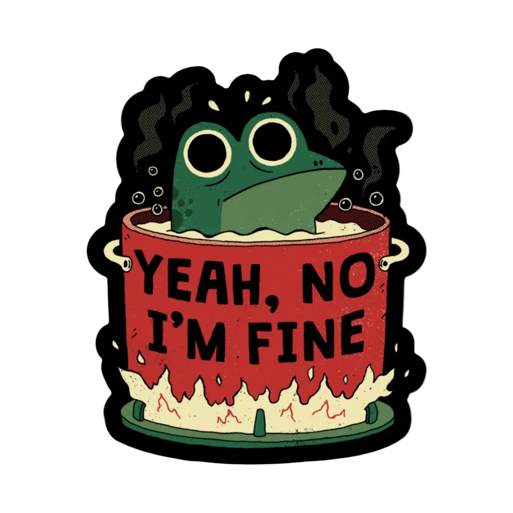 'Yeah, No' Sticker