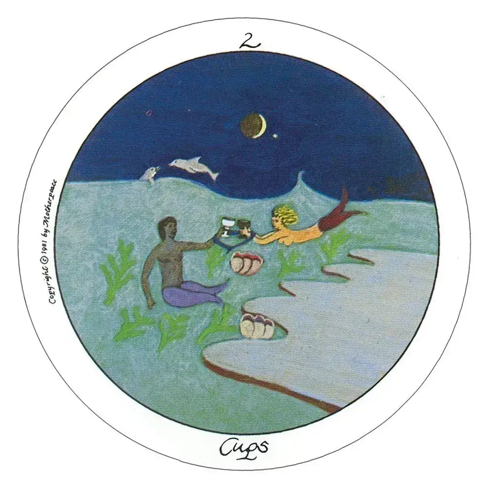 Mini Motherpeace - Round Tarot Deck & Book Set