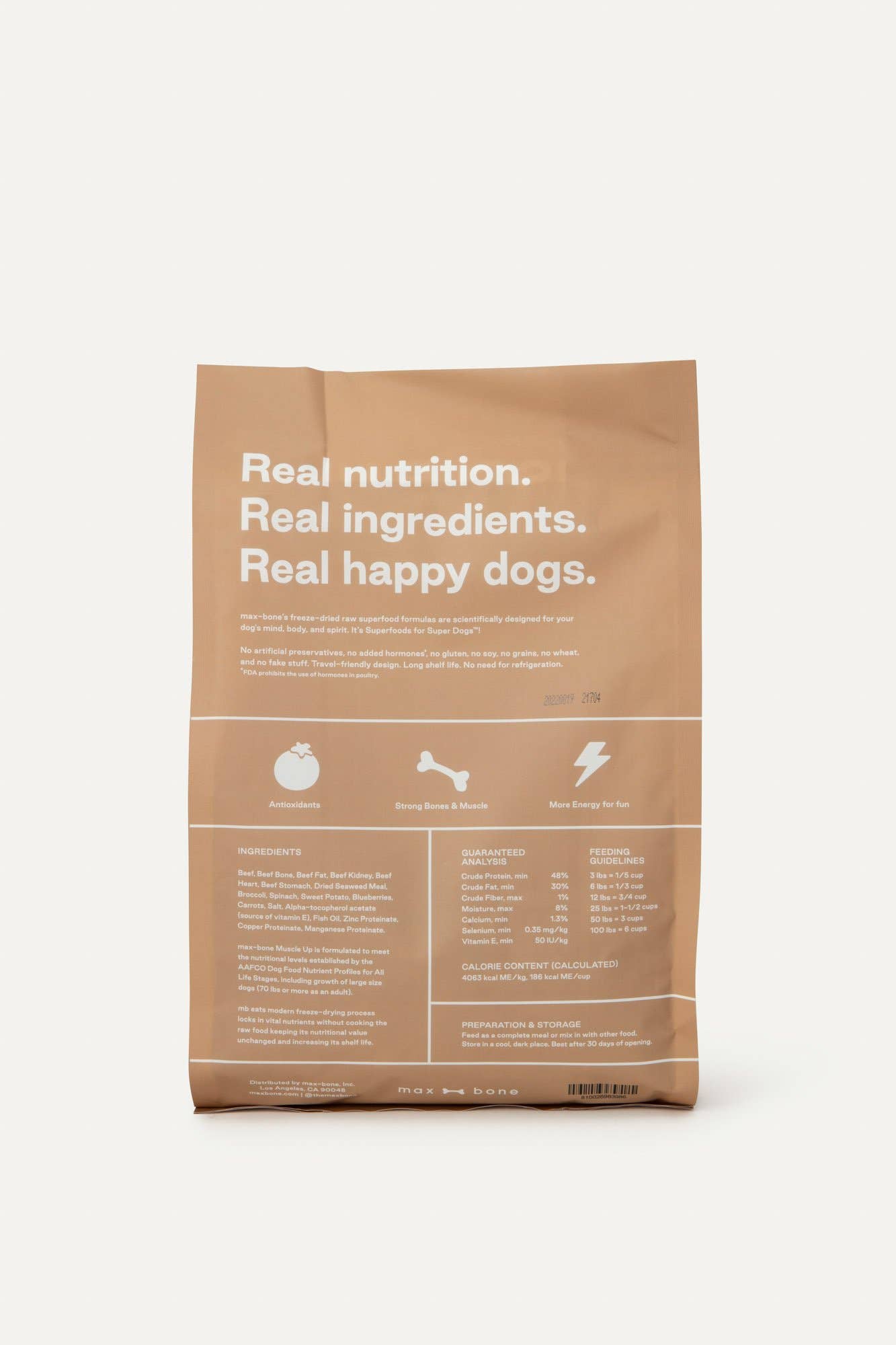 maxbone - MUSCLE UP Beef Freeze-Dried Dog Food