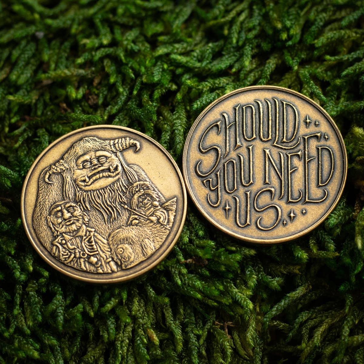 Labyrinth - Should You Need Us Bronze Friendship Token