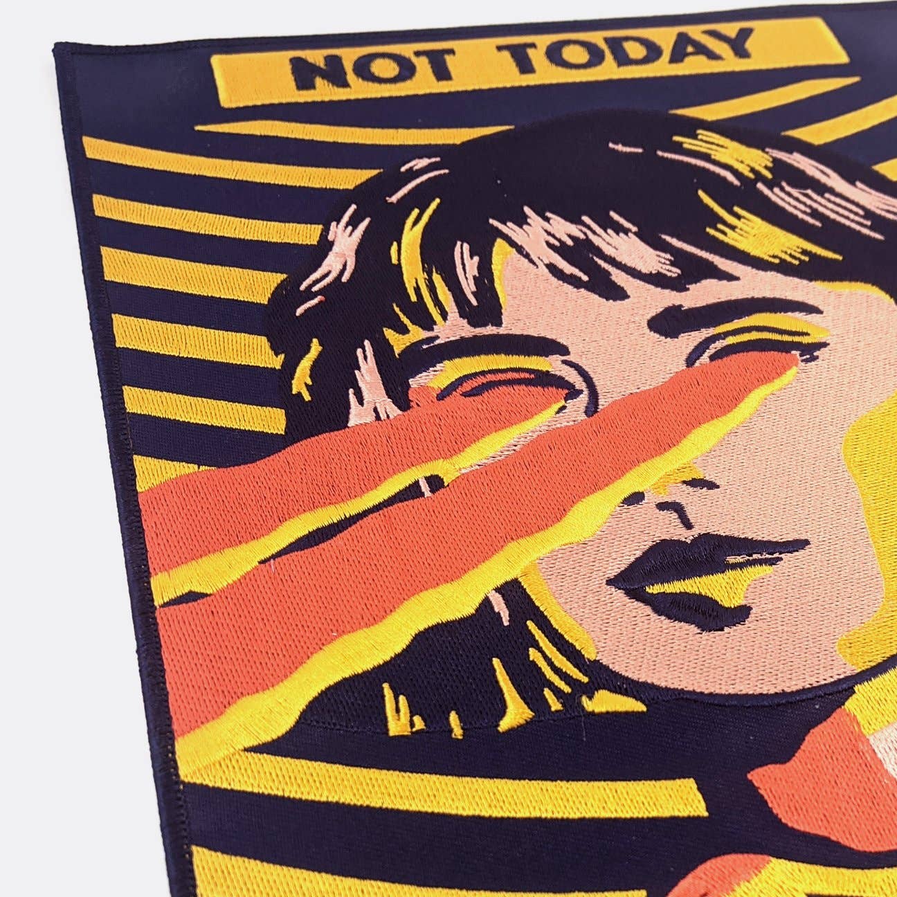 Not Today Large Back Patch