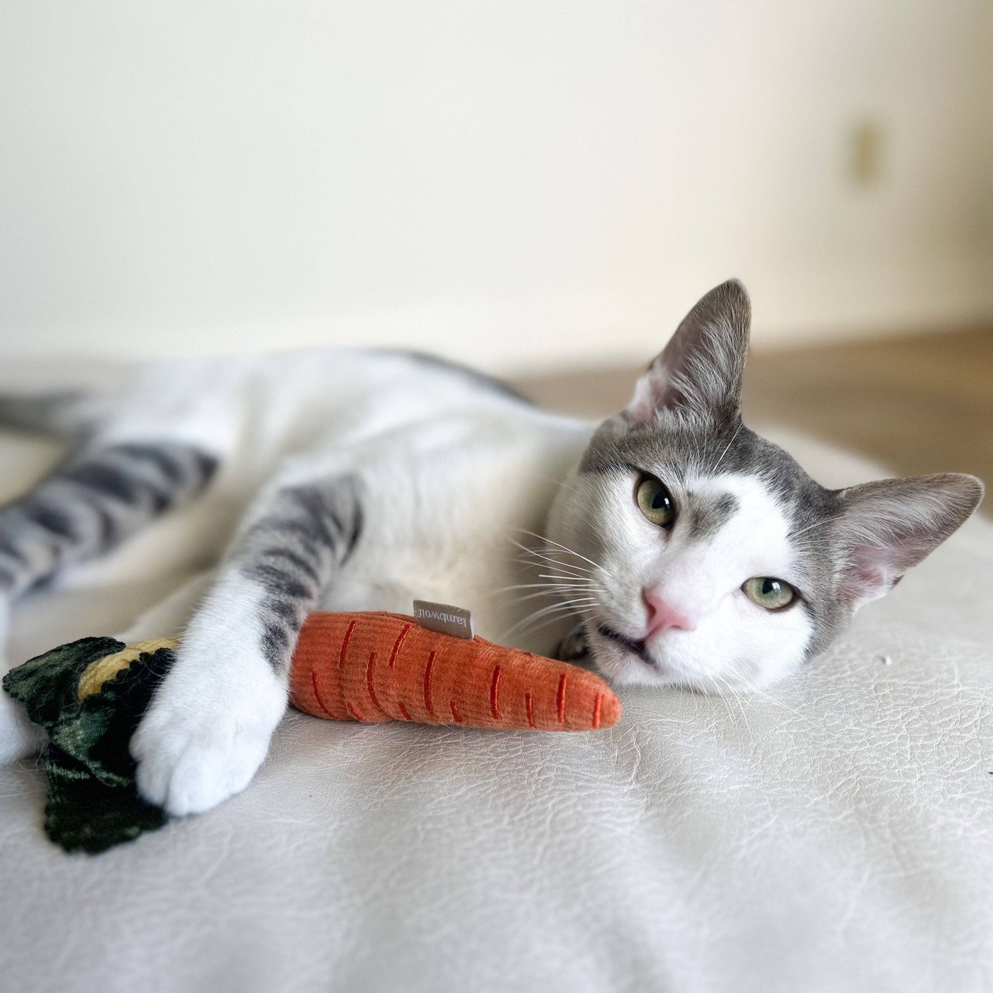 Lambwolf Collective - Catnip Cat Toy - Kitty Baby Carrots