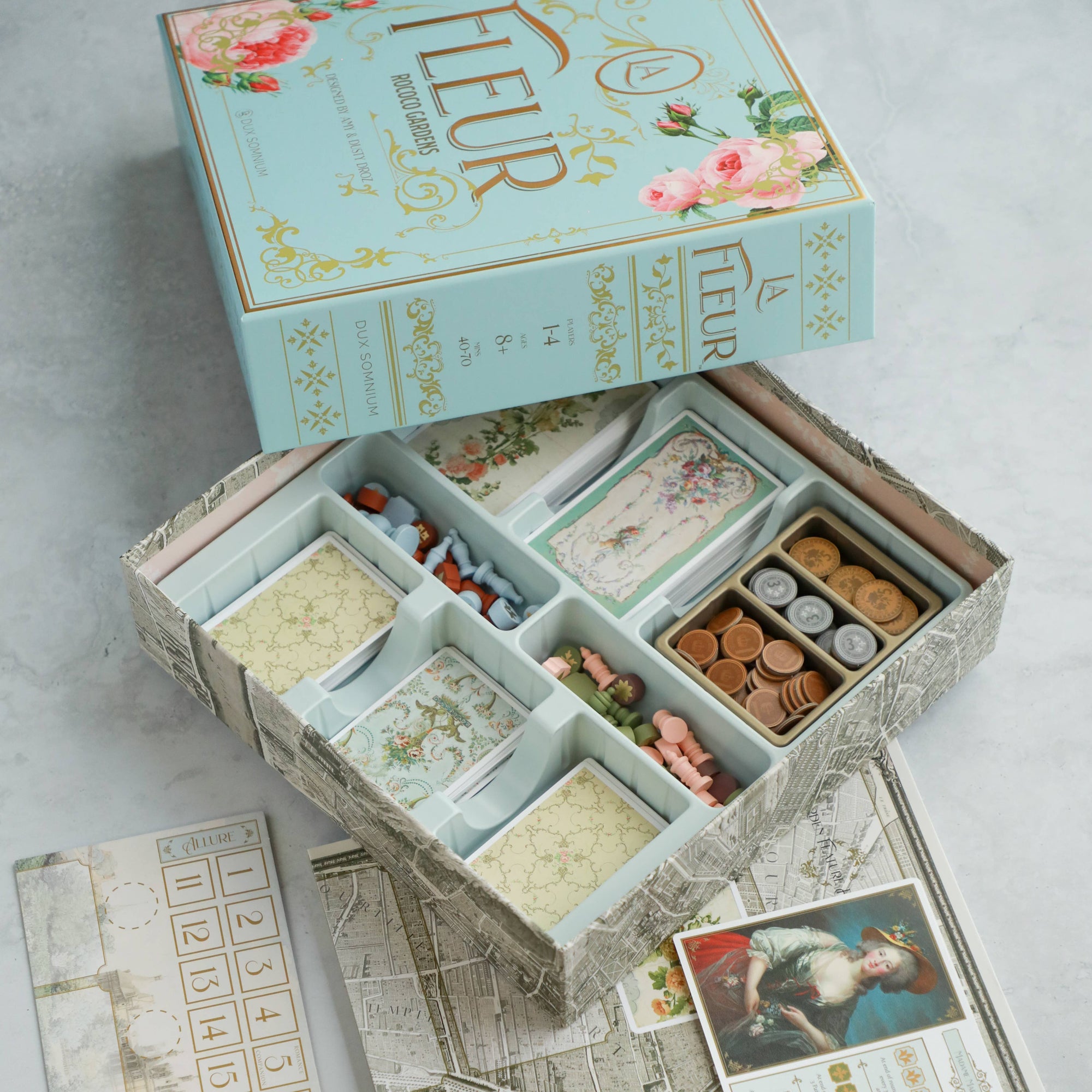 La Fleur - Board Game - Chateau Gardens in Rococo France