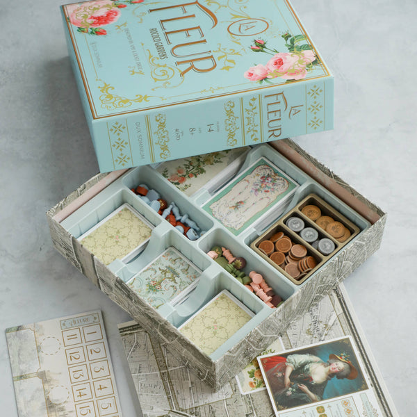 La Fleur - Board Game - Chateau Gardens in Rococo France