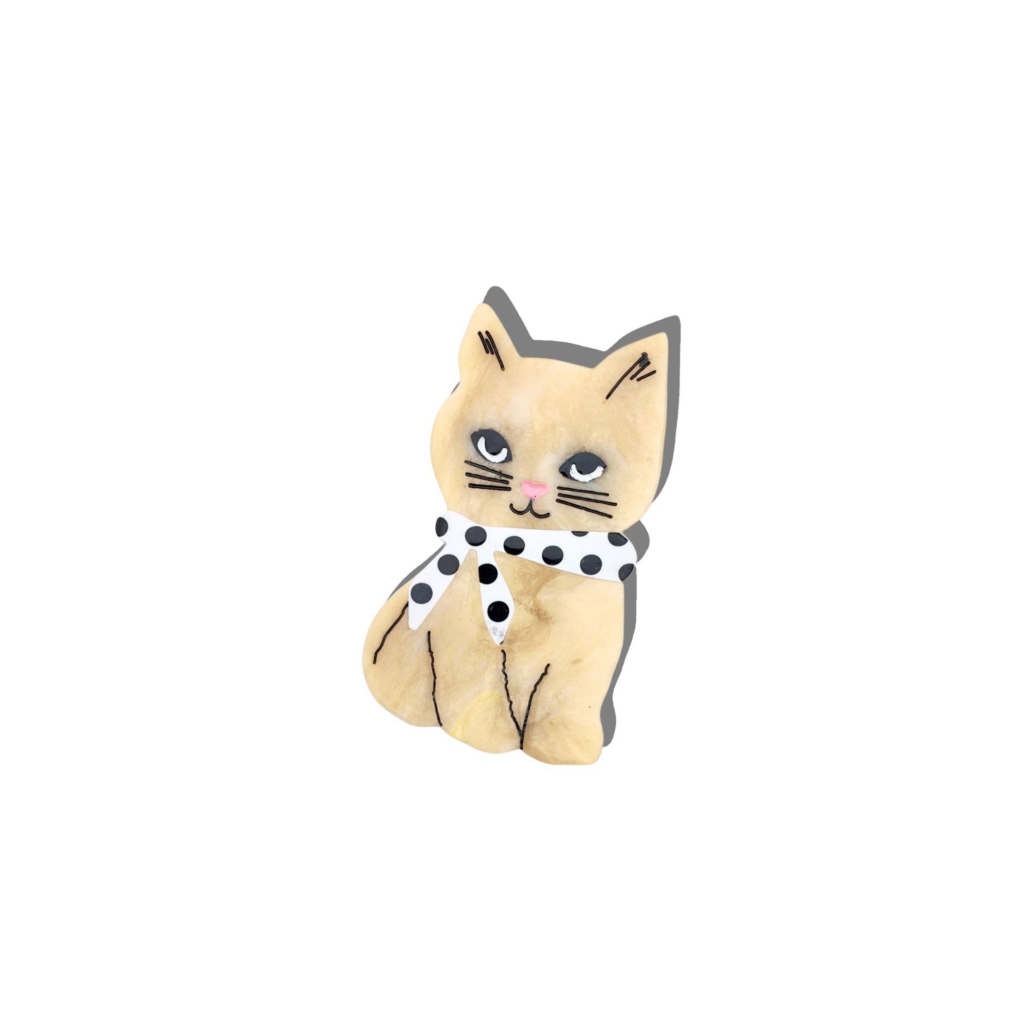 Solar Eclipse - Claw Clip - Scarf Kitten