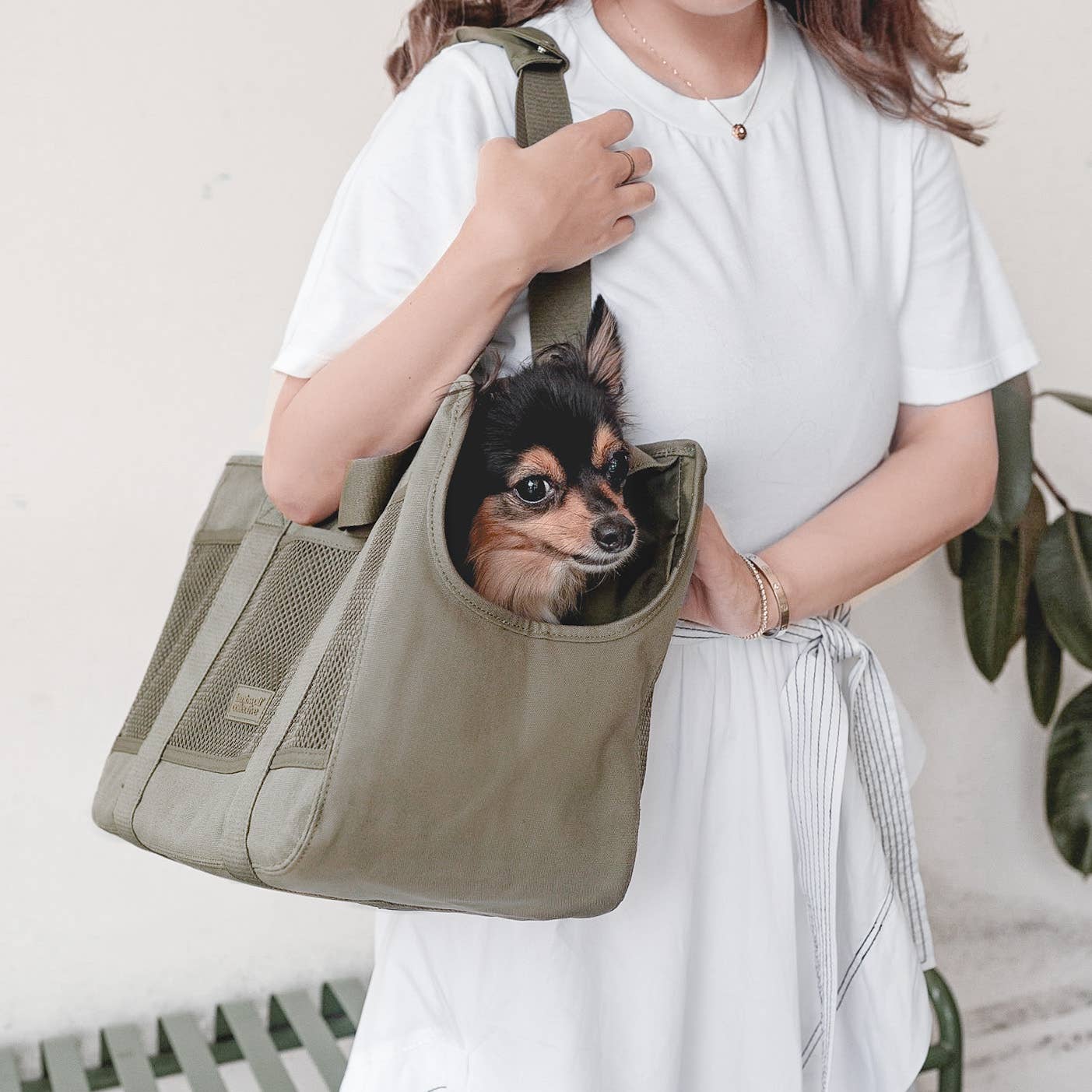 Lambwolf Collective - Subway Pet Carrier - Fern