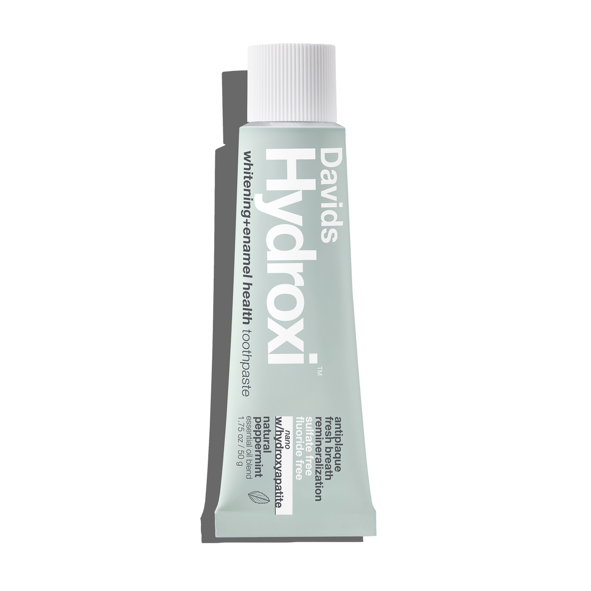 Davids - Hydroxi™ Travel Size Whitening + Enamel Health Nano Hydroxyapatite Toothpaste - Peppermint