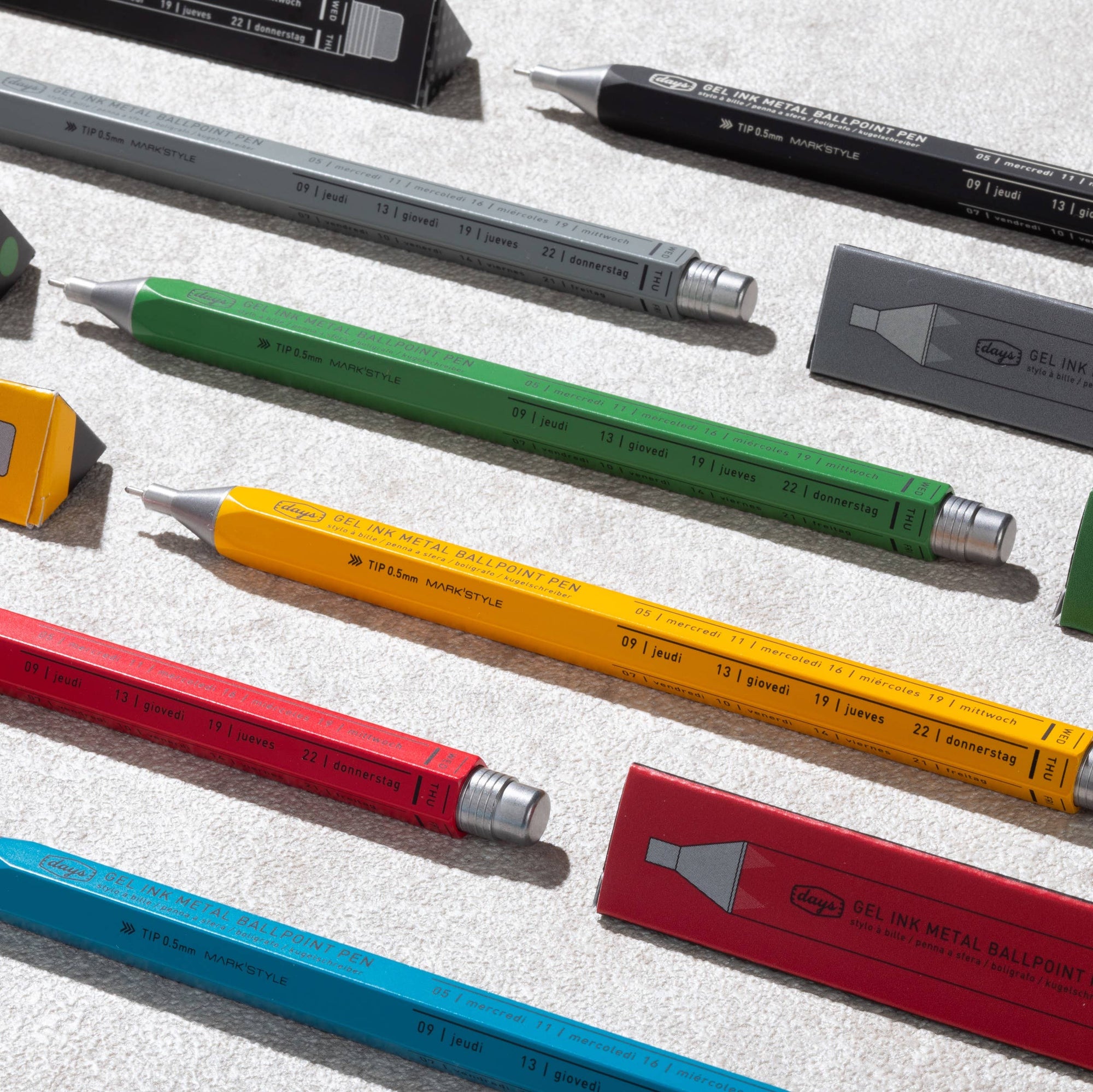MARK'STYLE - Gel Metal Ballpoint Pen - Purple