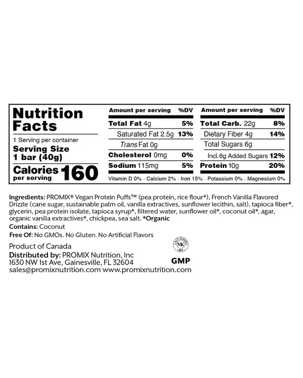 Promix - Vegan Cereal Bars: Variety / 12 Bars