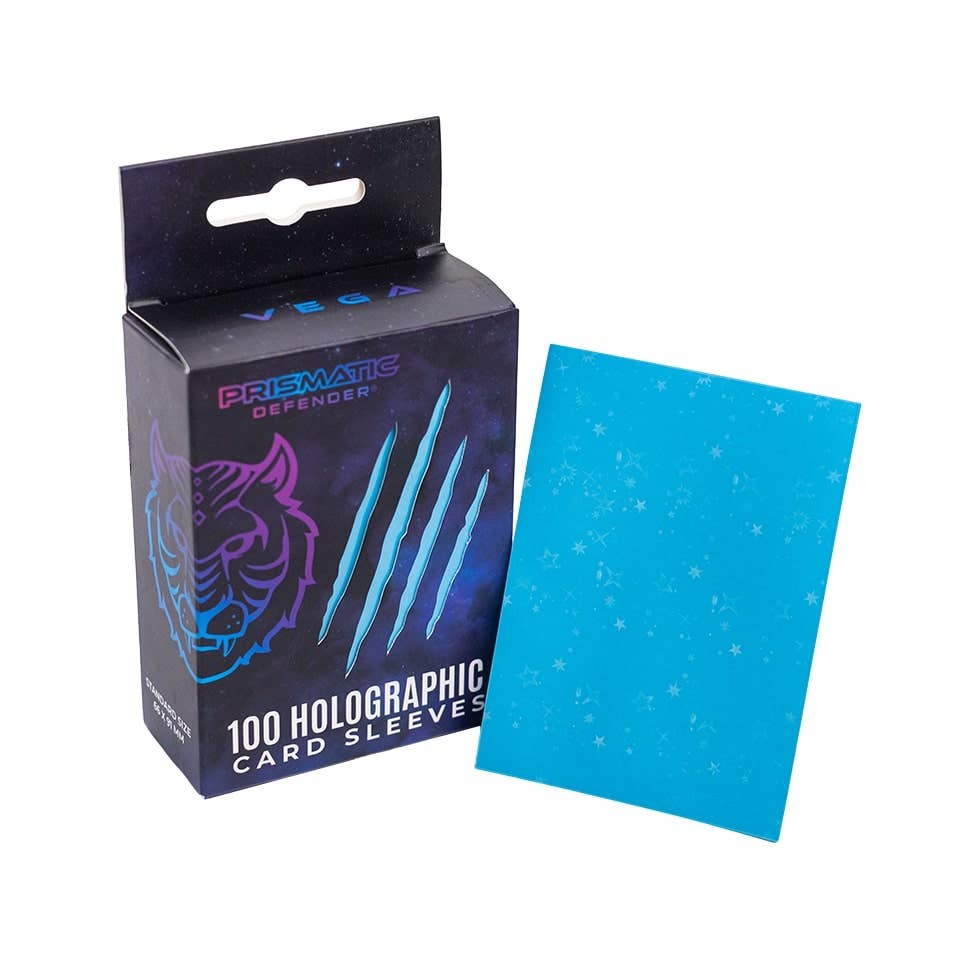 Prismatic Defender® - Holographic Card Sleeves - 3 Foil Designs - Black / Oracle