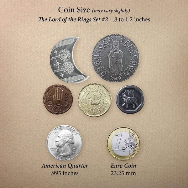 The Lord of the Rings Set #2 - Middle-earth Set of Five Coins