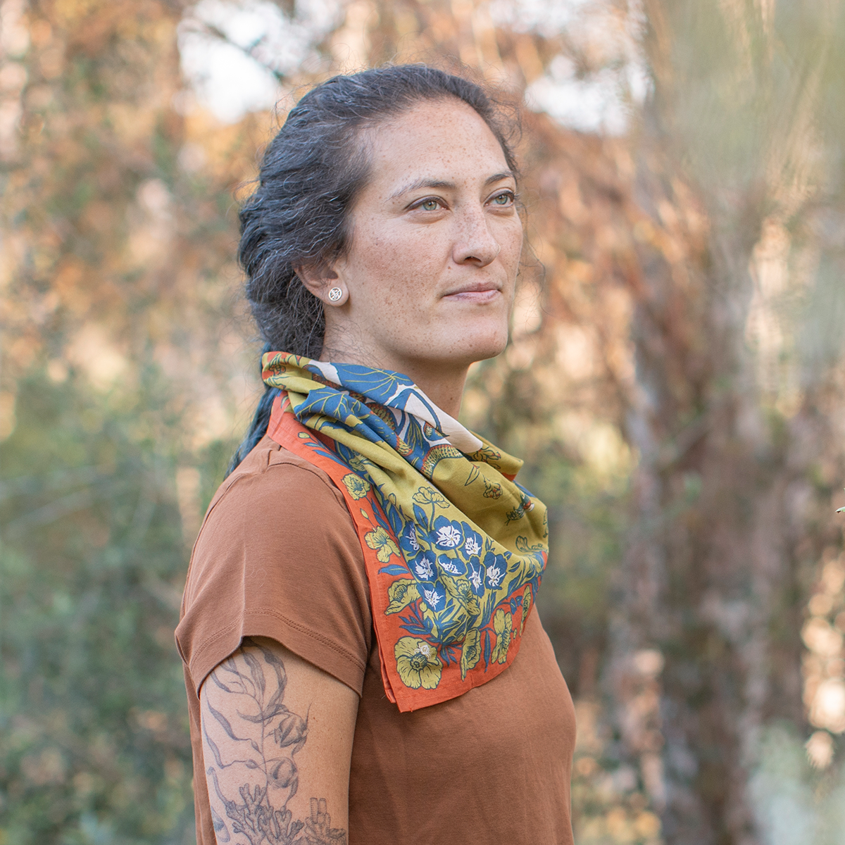 Organic Fair Trade Bandana - San Gabriel Foothills