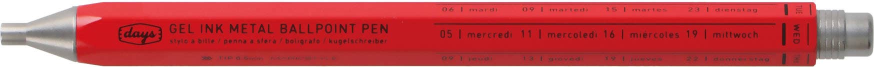 MARK'STYLE - Gel Metal Ballpoint Pen - Purple