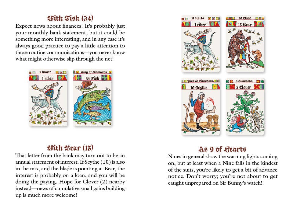 The Marginal Lenormand: An Irreverent Oracle