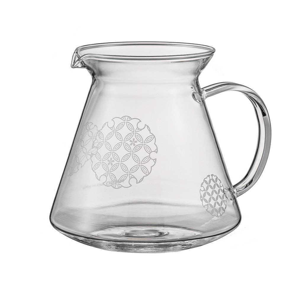 Hario - "Shippou" Glass Server 02: Seven Treasures Pattern