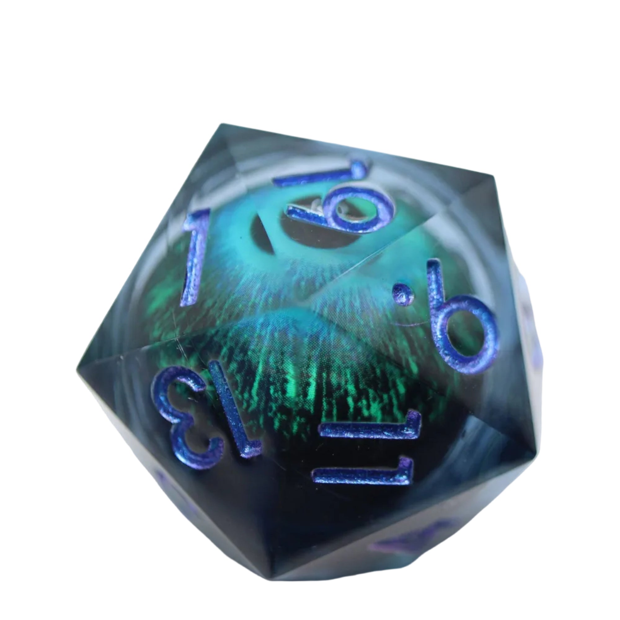 Foam Brain Games 35mm Moving Eye D20 Dice - Blue Cyclops Eye in Portland, Oregon