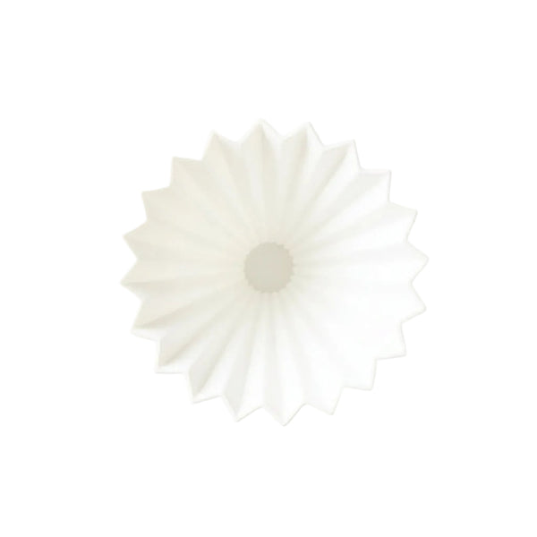 Origami - Pour Over Coffee Dripper - Porcelain - White