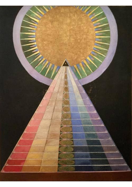 Hilma af Klint - Altarpiece, No. 1 -Sticker