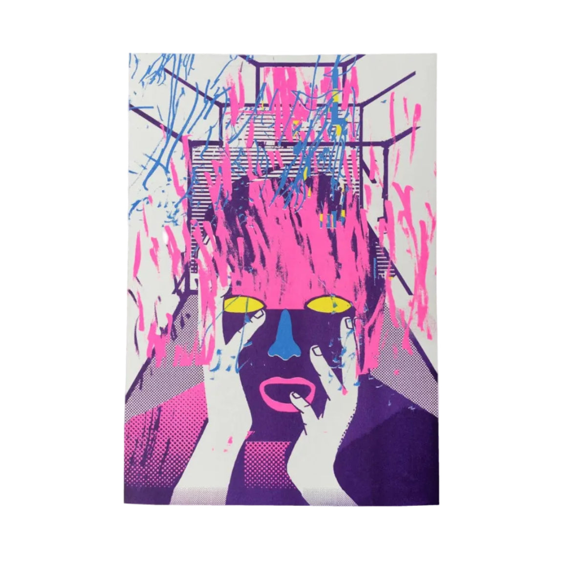 Ambient Friend - I Feel So Real Riso Print