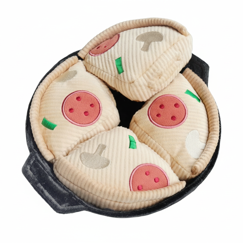Lambwolf Collective - Enrichment Dog Toy - Deep Dish Pizza