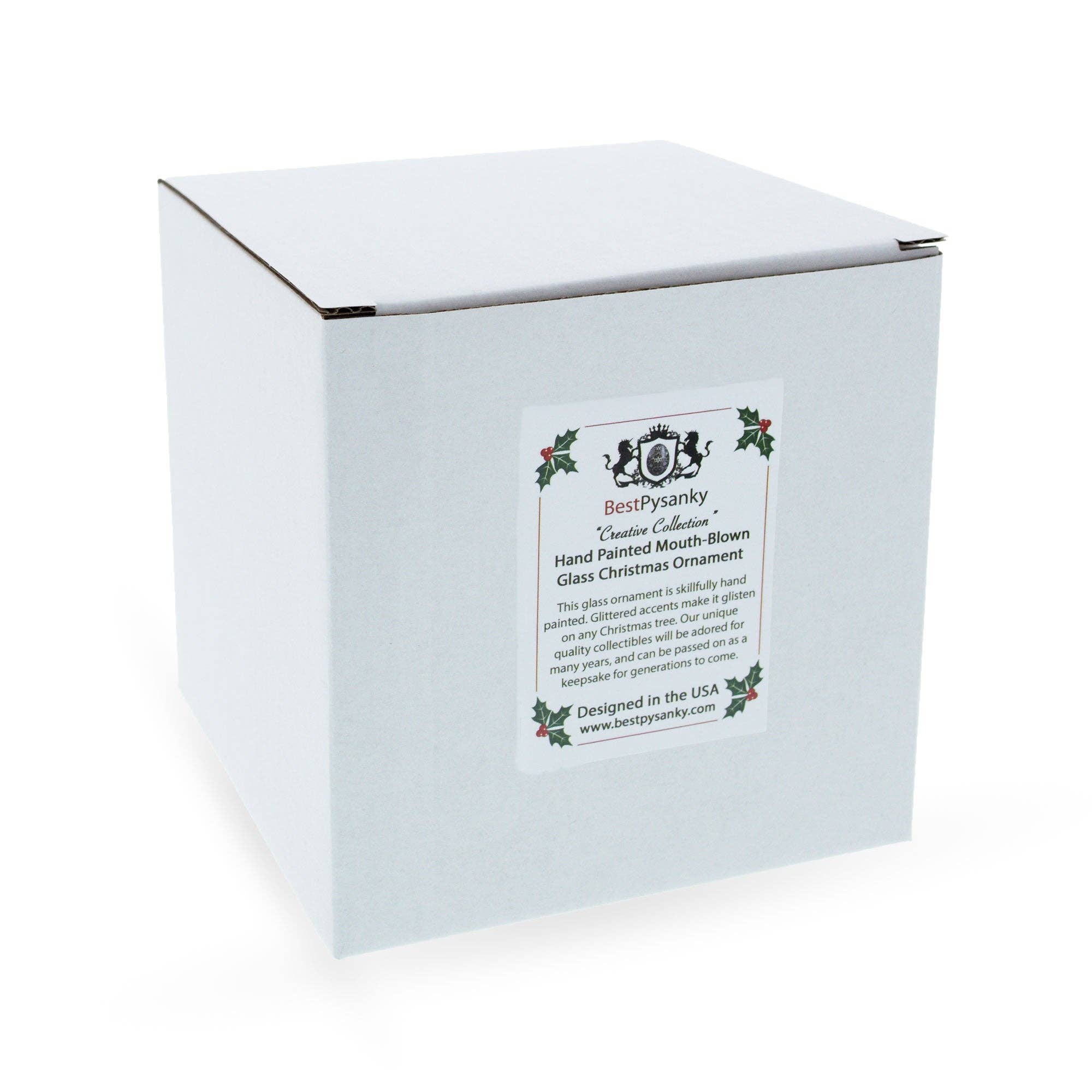 Lovable Spaniel Dog Glass Ornament