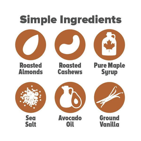 Trail Butter - Almond Cashew - Maple Syrup & Sea Salt - 4.5 oz