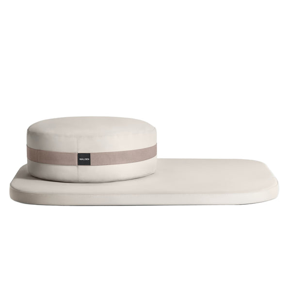 Walden - Meditation Cushion + Mat Set - Clay