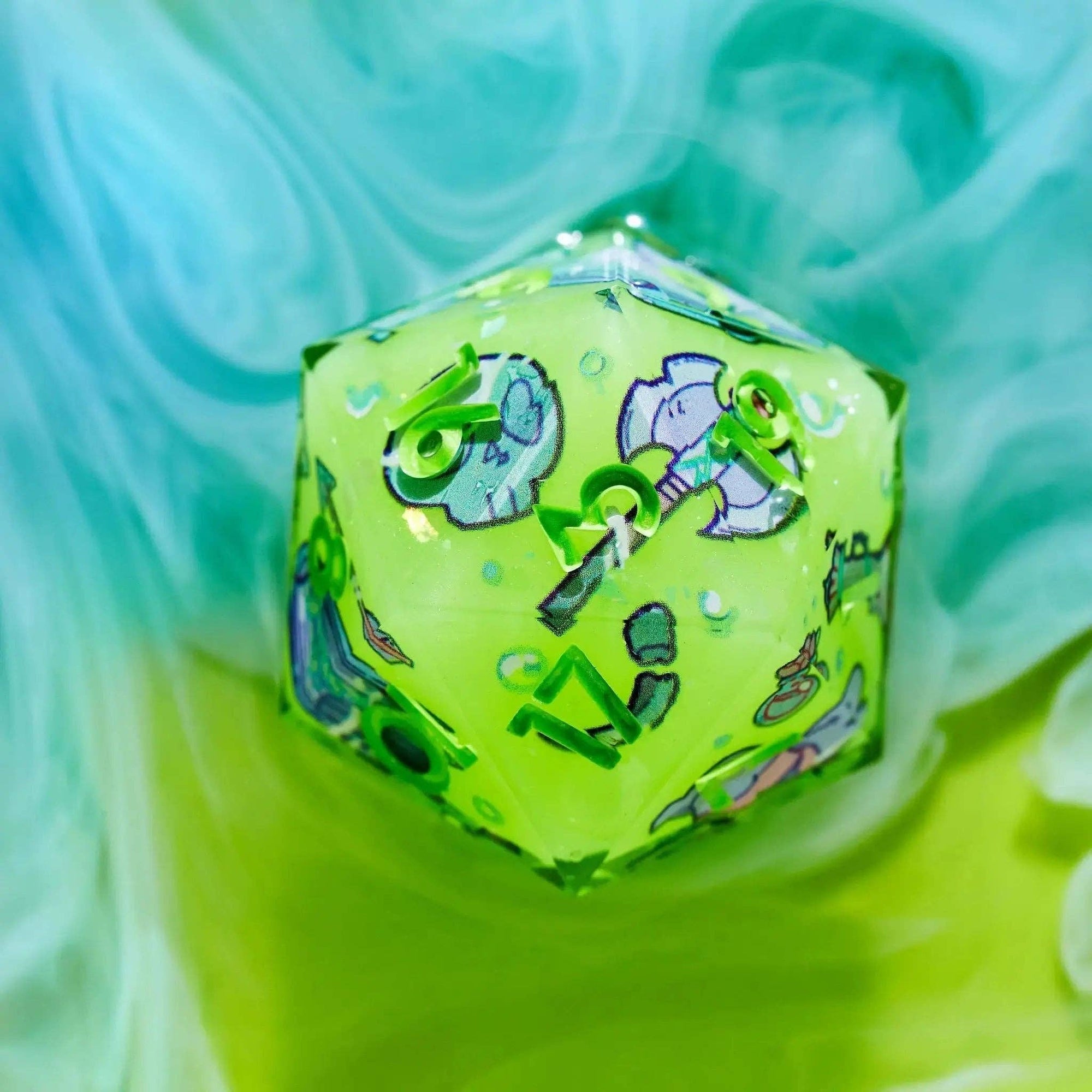 Death By Ooze 7-Piece Iconic Dice Set