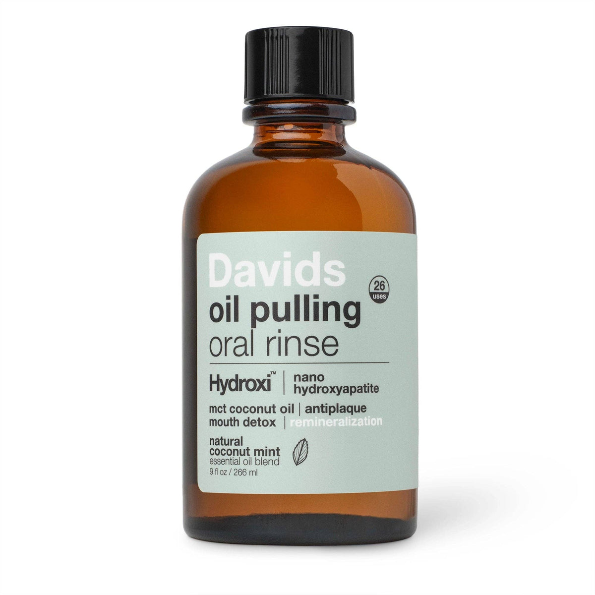 Davids - Hydroxi™ Oil Pulling Oral Rinse with Nano Hydroxyapatite