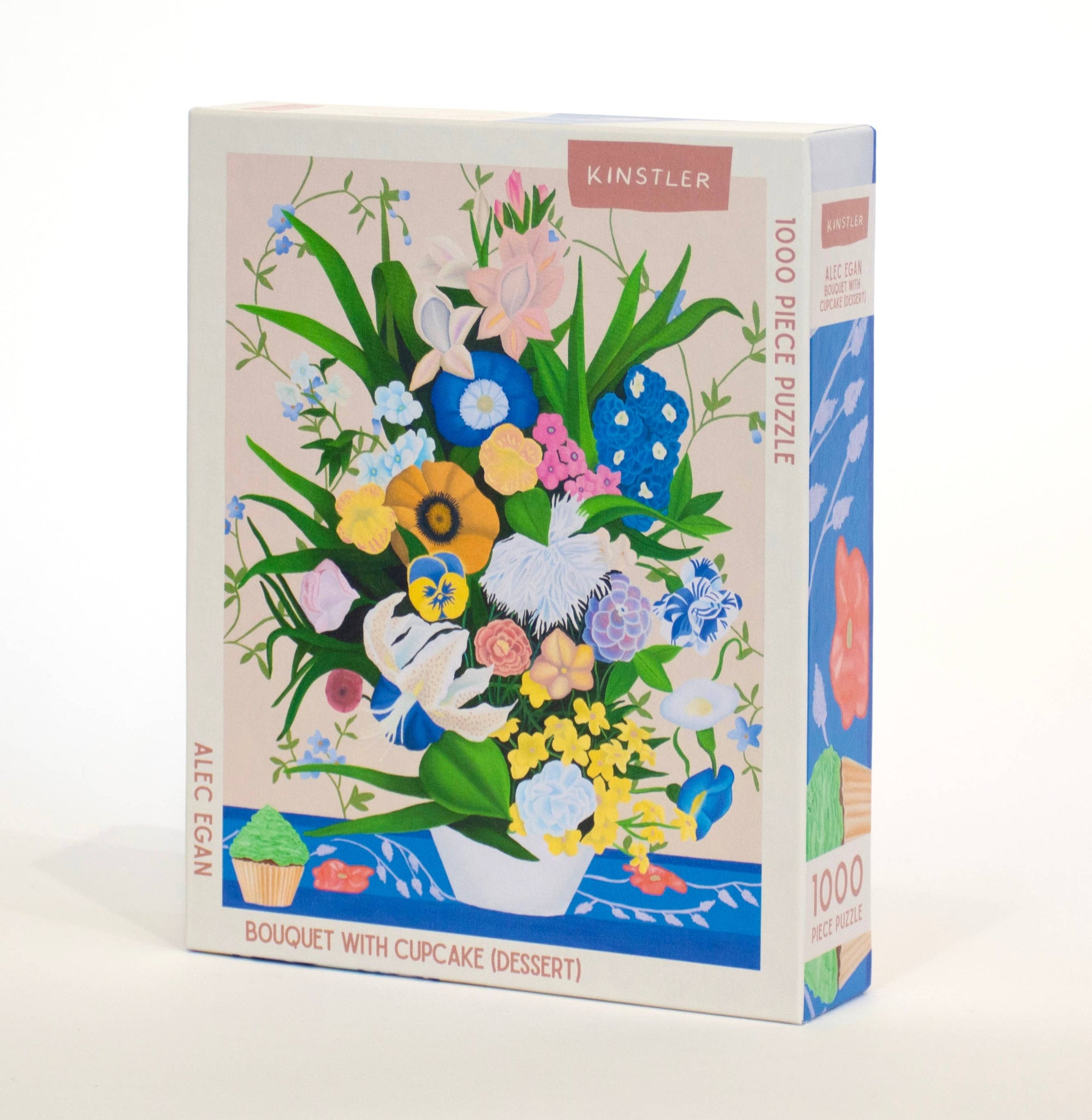 Kinstler Puzzles - Bouquet with Cupcake (dessert)