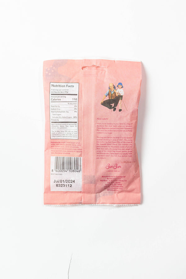 BonBon - Swedish Candy - Sour Wild Strawberry Fish